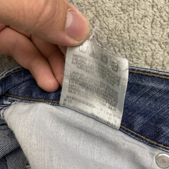 Lee Riders Jeans Women's 14 L (Fits 35x33) Blue Boot Cut‎ No Gap Waist Mid Rise - Picture 9 of 14